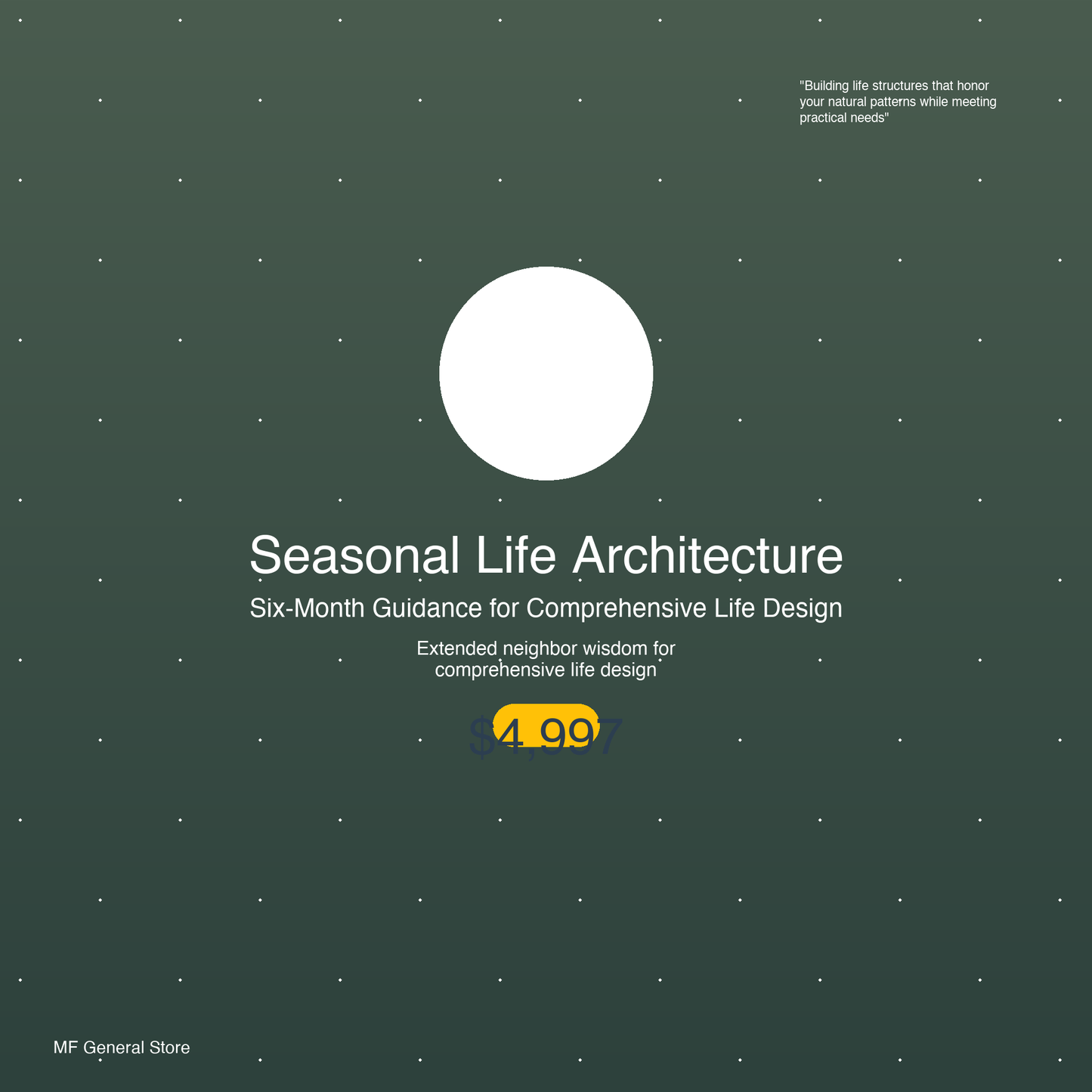 Branded image for Seasonal Life Architecture